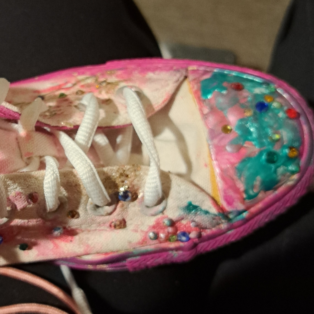 Converse All Star upcycled sneakers. - Picture 3 of 16